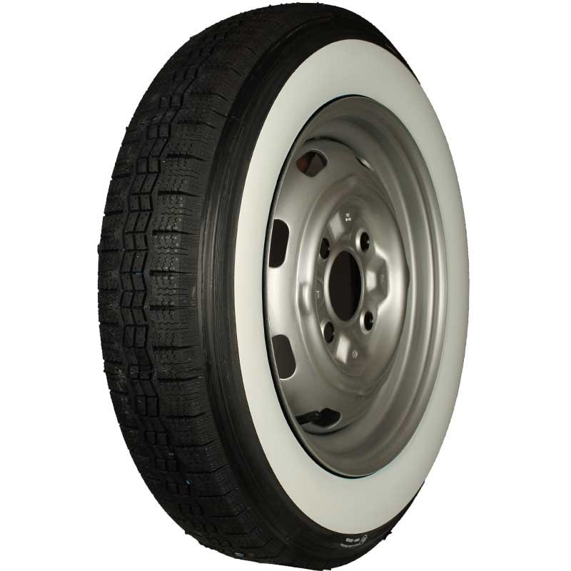 Pneu Michelin X 185R400 91S Tube Type - Flanc Blanc 60 mm