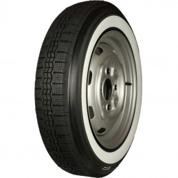 Tyre Michelin X 185R16 92S Tube Type - Whitewall 40 mm (1,6")