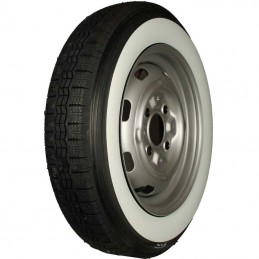 Tyre Michelin X 185R16 92S Tube Type - Whitewall 60 mm (2 3/8")